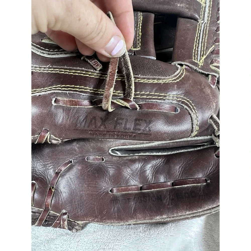 Rare Mizuno MTS-2 Super Flex Palm RHT Brown Leather Baseball Glove Mitt -